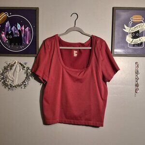 Red Crop Top
